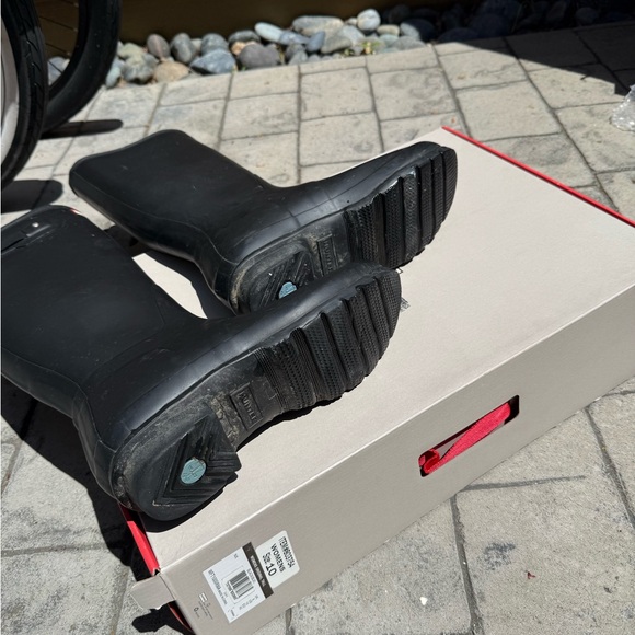 Hunter Black Tall Rain Boots - Picture 4 of 6